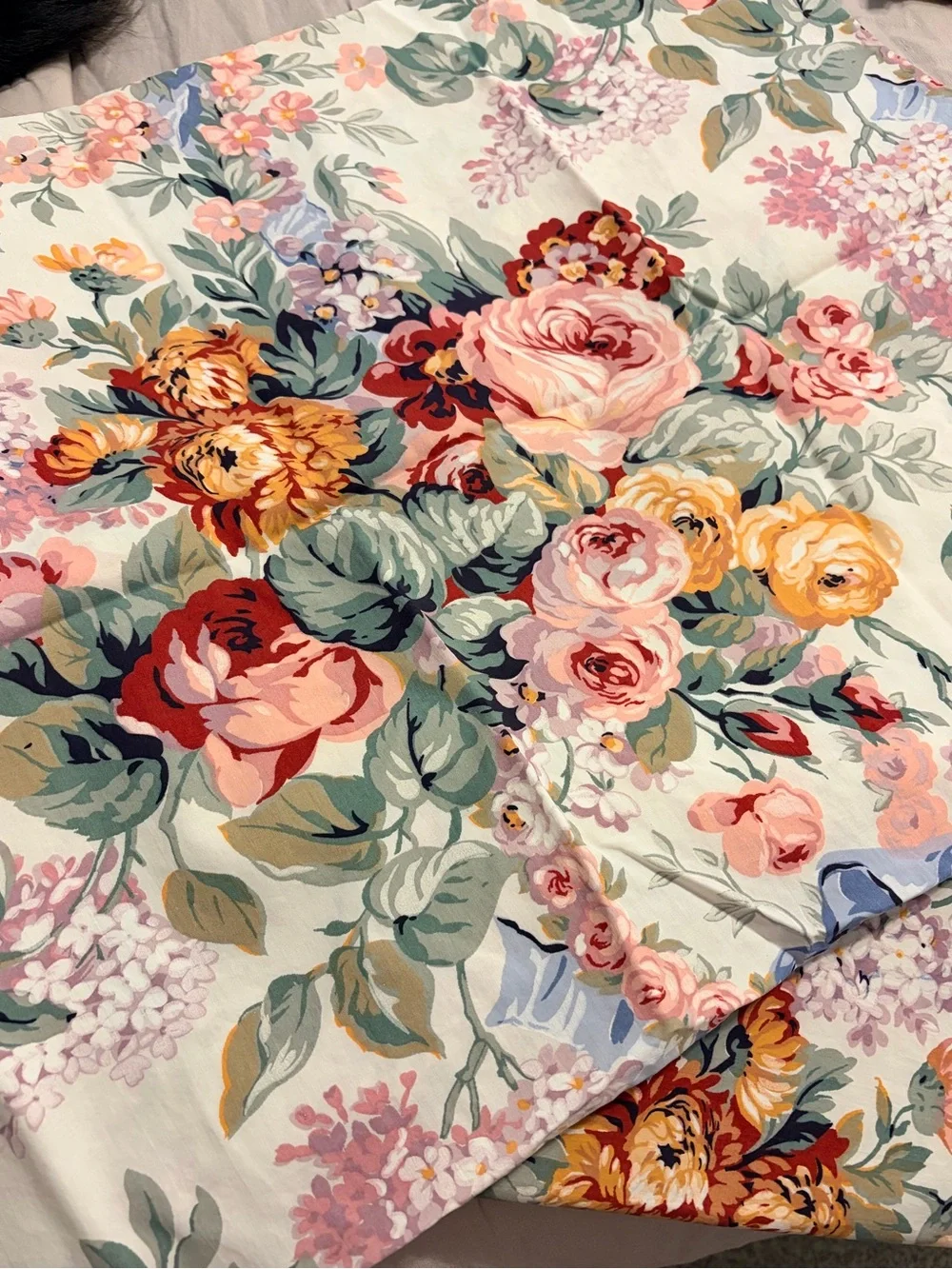 Ralph Lauren Allison Standard Pillowcases vintage set of 2 cottagecore cotton